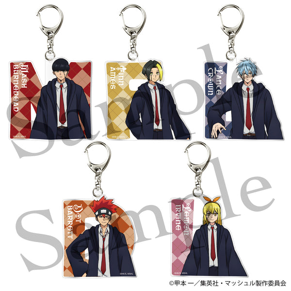 『マッシュル-MASHLE-』トレーディングイニシャルキーホルダー 全5種【コンプリートセット】